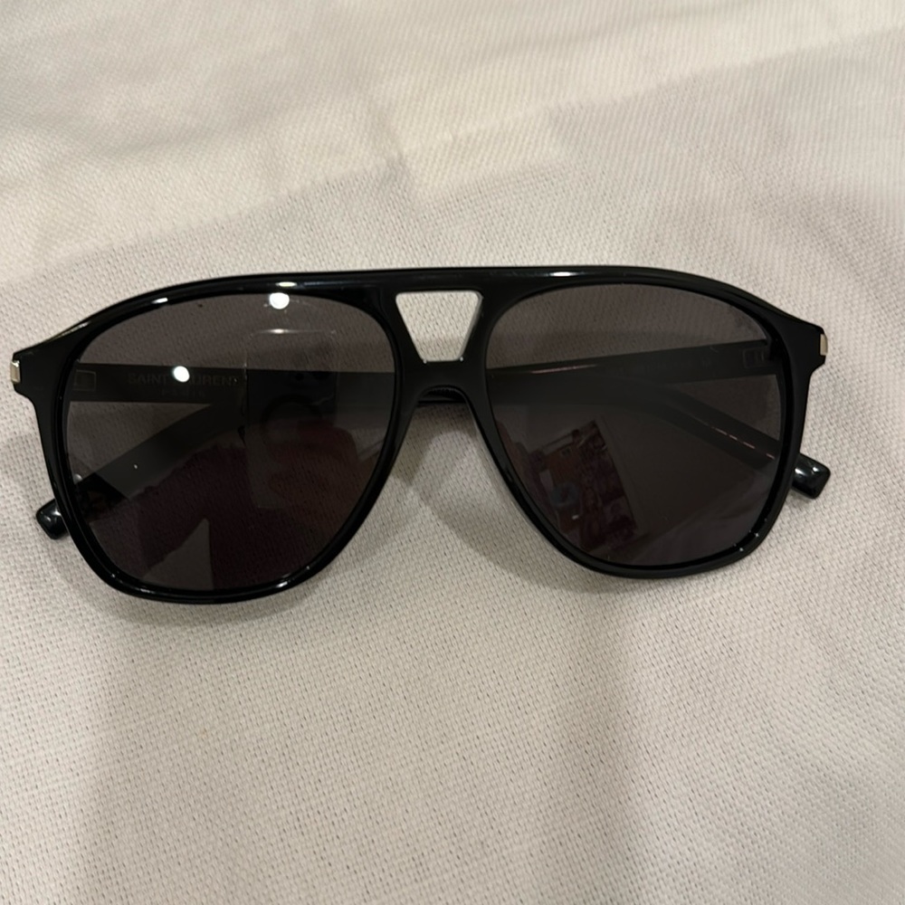 Saint Laurent sunglasses.